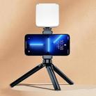 Portable Phone Desktop Live Fill Light Mini Pocket Light Shooting Camera Fill Lamp, Style: Standard White Light With Tripod+Hot Boot+Clip - 1