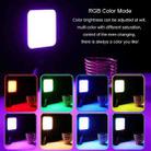 Portable Phone Desktop Live Fill Light Mini Pocket Light Shooting Camera Fill Lamp, Style: RGB Full Color With Hot Boots+Clip - 10