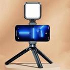 Portable Phone Desktop Live Fill Light Mini Pocket Light Shooting Camera Fill Lamp, Style: RGB Full Color With Tripod+Hot Boots+Clip - 1
