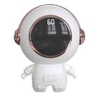 USB Astronaut Shape Digital Display 1800mAh Power Bank Hand Warmer, Color: White - 1