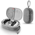 JYS-MQ018 For Apple Vision Pro / Meta Quest 3 VR Glasses Storage Bag Anti-fall and Anti-scrape Portable Bag(Grey) - 1