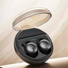 Q26 Bluetooth 5.3 Sleep Mini Wireless Bluetooth Earphone Invisible Comfortable Noise Canceling Earphones(Black) - 1