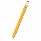 For Apple Pencil 2 AhaStyle PT180-2 Retro Stylus Protective Case Drop Proof Capacitive Pen Cover(Yellow) - 1