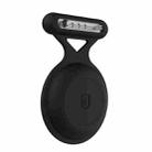 For AirTag Pin All Inclusive Life Waterproof Silicone Protective Case(Black) - 1