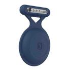 For AirTag Pin All Inclusive Life Waterproof Silicone Protective Case(Deep Blue) - 1