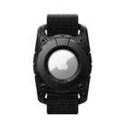 For Airtag Watch Band IP67 Grade Waterproof Case With Paste Bracelet(Black) - 1