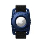 For Airtag Watch Band IP67 Grade Waterproof Case With Paste Bracelet(Royal Blue) - 1
