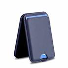 For IPhone 15 / 14 / 13 Series MagSafe Wallet Card Holder With Adjustable Stand(Blue) - 1