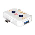 3 In 1 Type-C Docking Station USB Hub For iPad / Phone Docking Station, Port: 3C USB3.0+USB2.0 x 2 White - 1