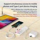3 In 1 USB Hub For iPad / Phone Docking Station, Port: 3A USB3.0+USB2.0 x 2 Pink - 11
