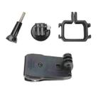 For DJI OSMO Pocket 3 Expansion Bracket Adapter Gimbal Camera Mounting Bracket Accessories, Style: Expand Bracket+Backpack Clip - 1