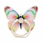 Cute Cartoon Butterfly Multifunctional Finger Ring Cell Phone Holder 360 Degree Rotating Universal Phone Ring Stand, Color: Pale Pink - 1