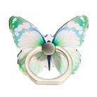 Cute Cartoon Butterfly Multifunctional Finger Ring Cell Phone Holder 360 Degree Rotating Universal Phone Ring Stand, Color: Green - 1