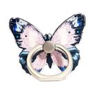 Cute Cartoon Butterfly Multifunctional Finger Ring Cell Phone Holder 360 Degree Rotating Universal Phone Ring Stand, Color: Blue - 1