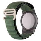 For AirTag Tracker Watch Strap Protective Cover Alpine Series Anti-lost Wristband(Green) - 1