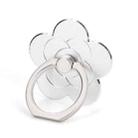 Metal Cell Phone Finger Ring Holder Rotatable Desktop Phone Stand, Color: 5 Leaf Flower Oxidation Silver - 1