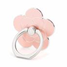 Metal Cell Phone Finger Ring Holder Rotatable Desktop Phone Stand, Color: 5 Leaf Flower Oxidation Rose Golden - 1