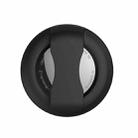 2pcs For AirTag Spring Clip Anti-lost Device Anti-fall Protective Cover, Color: Black - 2