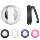 2pcs For AirTag Spring Clip Anti-lost Device Anti-fall Protective Cover, Color: Black - 4