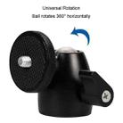 Q39 360 Degree Rotating Ball Tripod Projector Shooting Heads Accessories Cell Phone DSLR Camera Heads(1/4 Thread) - 4