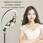 Live Beauty Ring Light Phone Clip 360 Rotating Heads Hose Clamp Stand(Black) - 7