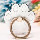 Multifunctional Metal Cartoon Cats Claw Cell Phone Ring Holder, Color: Silver Edge Silver - 1