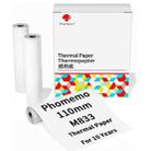 Phomemo 3rolls /Box 110mm Writing Quick-Drying Thermal Paper 10-Year Long-Lasting For M832 / M833 / M834 / M835 Printer - 1