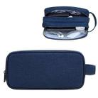 SM09 Double-layer Large Capacity Digital Accessories Storage Bag, Color: Navy Blue - 1