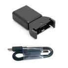 Key Toys LIR2032 Rechargeable Button Battery Charger(Black With Cable) - 1