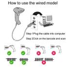NETUM One-Dimensional Self-Sensing Code Sweeper Handheld Mobile Red Light Scanning Machine, Model: Wired - 9