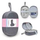 JYS-APP001 For Apple Vision Pro Headset Storage Bag VR Glasses Anti-Scrape Portable Bag, Color: Gray Linen - 1