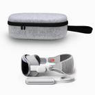 JYS-APP001 For Apple Vision Pro Headset Storage Bag VR Glasses Anti-Scrape Portable Bag, Color: Gray Felt - 2