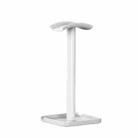 Desktop Headphone Holder Cell Phone Tablet Stand(White) - 1