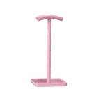 Desktop Headphone Holder Cell Phone Tablet Stand(Pink) - 1