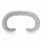 For Apple Vision Pro Silicone Eye Mask Sweatproof Dustproof Replaceable Silicone Case(White) - 1