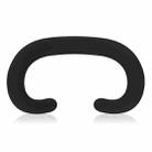 For Apple Vision Pro Silicone Eye Mask Sweatproof Dustproof Replaceable Silicone Case(Black) - 1