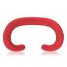 For Apple Vision Pro Silicone Eye Mask Sweatproof Dustproof Replaceable Silicone Case(Red) - 1