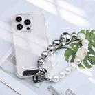 LEEU DESIGN Pearl Chain Mobile Phone Lanyard Camera Wrist Strap Bracelet(Ginkgo) - 1