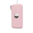 For Apple Vision Pro Accessories Power Protective Case Battery Silicone Storage Shell(Pink) - 1