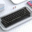 T-WOLF T40 68-Keys RGB Mixed Light Office Gaming Transparent Mechanical Keyboard(Black) - 1