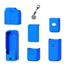 For DJI Osmo Pocket 3 AMagisn Silicone Protection Case Movement Camera Accessories, Style: 7 In 1 Blue - 1