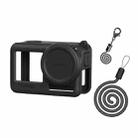 For DJI Osmo Action 4 / 3 aMagisn Silicone Protection Case Camera Protection Accessories(Black) - 1