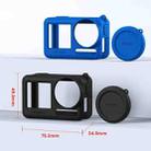For DJI Osmo Action 4 / 3 aMagisn Silicone Protection Case Camera Protection Accessories(Blue) - 7