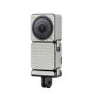 For DJI Action 2 aMagisn Body Protection Paper Scratch-Resistant Film Accessories, Style: Power White Leather - 1