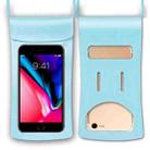 TPU Transparent Touch Screen Phone 30m Waterproof Bag Outdoor Rafting Phone Case(Water Blue) - 1