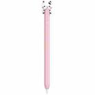 For Apple Pencil (USB-C) AhaStyle PT129-3 Stylus Cover Silicone Cartoon Protective Case, Style: Pink Cow - 1