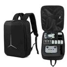 For DJI  Mini 4 PRO Backpack EVA Hard Shell Storage Bag(Black) - 1