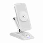 3-In-1 Magsafe Rotating Folding Magnetic Desktop Wireless Charger(White) - 1