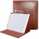 For ReMarkable 2 10.3 Inch 2020 Paper Tablet Case 360 Degree Rotating Stand Cover with Pencil Holder(Brown) - 1