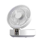 Hanging And Standing Dual Purpose Folding Fan Outdoor Camping Tent Portable Small Ceiling Fan(White) - 1